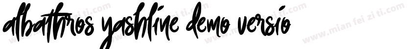 Albathros Yashline DEMO VERSION It字体转换